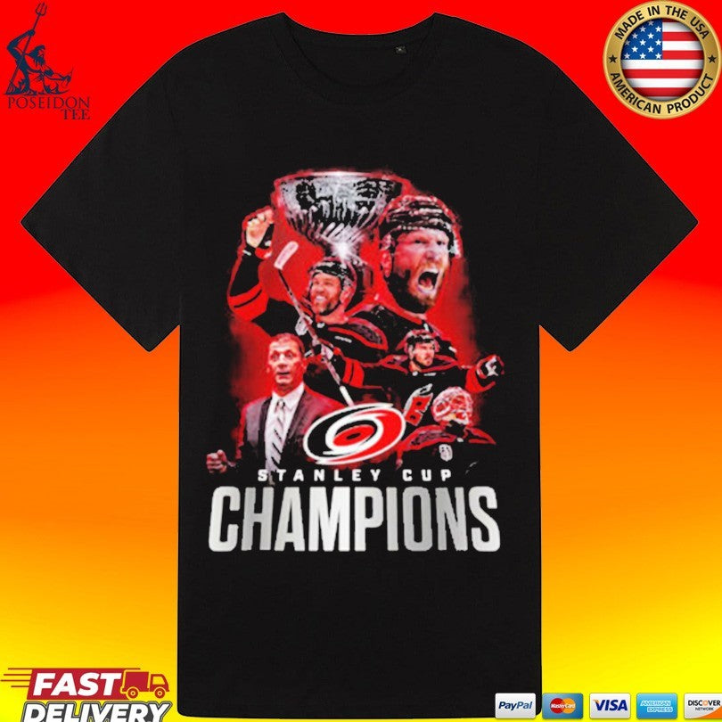 Celebrates Carolina Hurricanes Champions Stanley Cup Finals 2025 2026 T-shirt