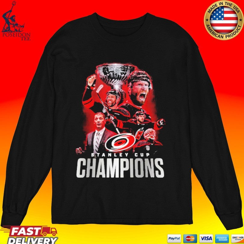 Celebrates Carolina Hurricanes Champions Stanley Cup Finals 2025 2026 T-shirt