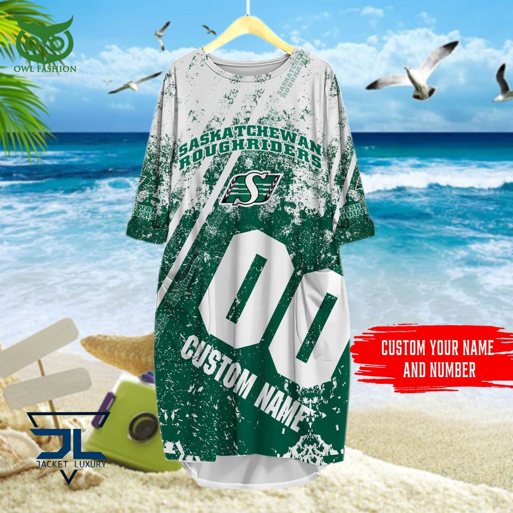 CFL Saskatchewan Roughriders Customized 3D Polo Tshirt Hawaiian Shirt