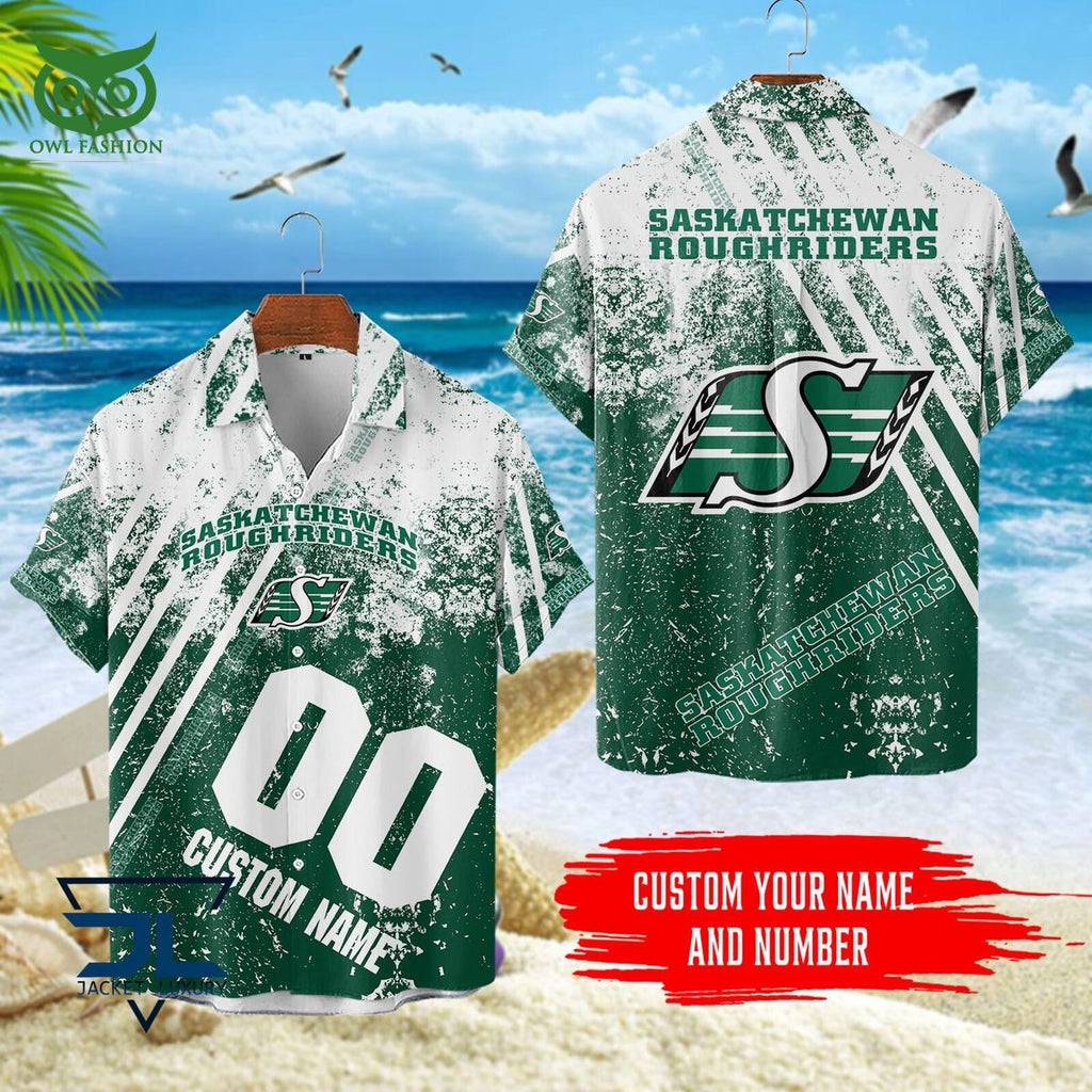 CFL Saskatchewan Roughriders Customized 3D Polo Tshirt Hawaiian Shirt