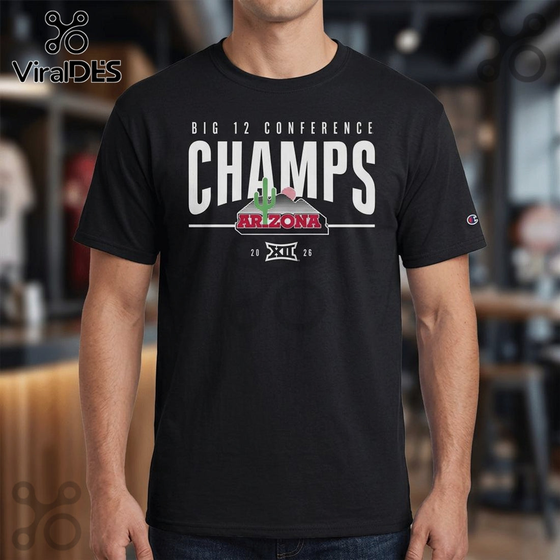 Champion Big 12 Conference Champs Arizona 2026 Graphic T-Shirt