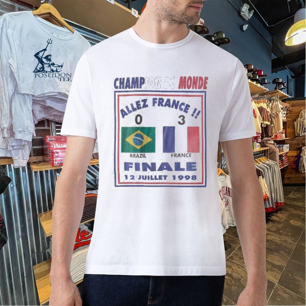 Champion Du Monde Allez France Finale 1998 T-shirt