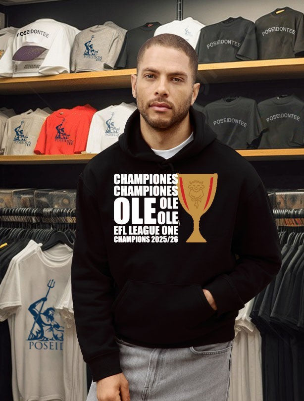 Championes Ole Efl League One Champions 2025 2026 T-shirt