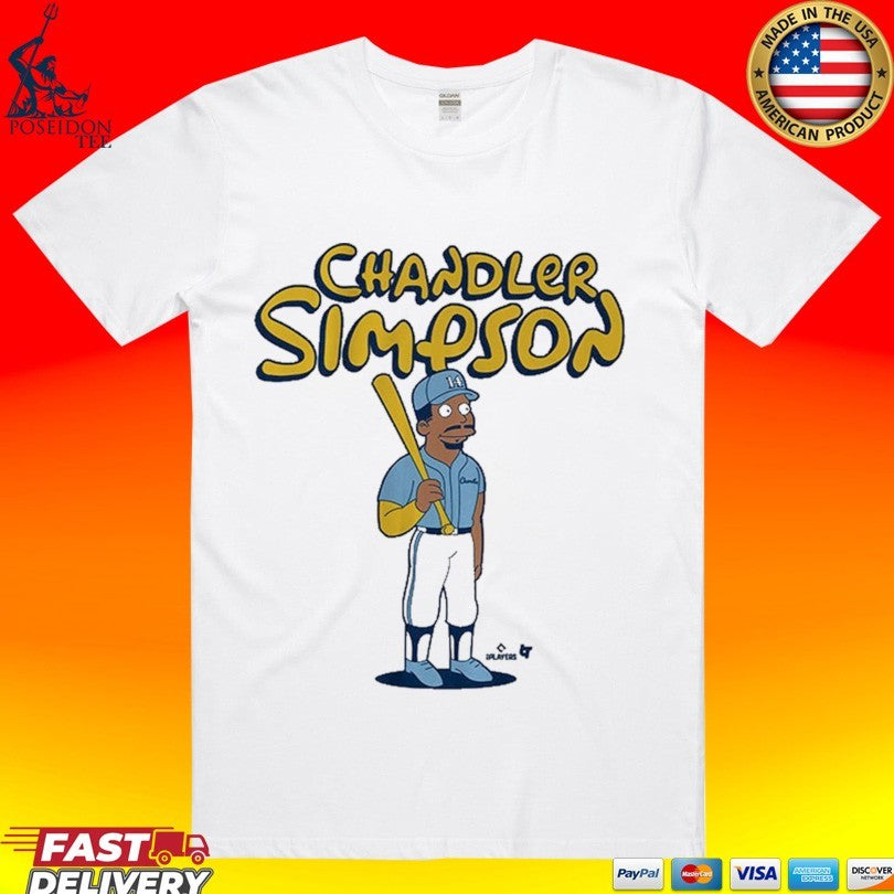 Chandler Simpson At The Bat T-shirt