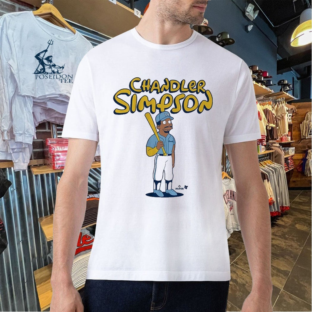 Chandler Simpson At The Bat T-shirt
