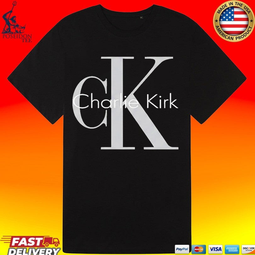 Charlie Kirk CK Logo T-shirt