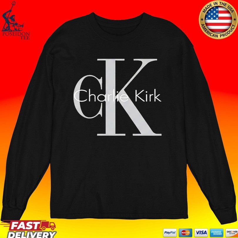 Charlie Kirk CK Logo T-shirt