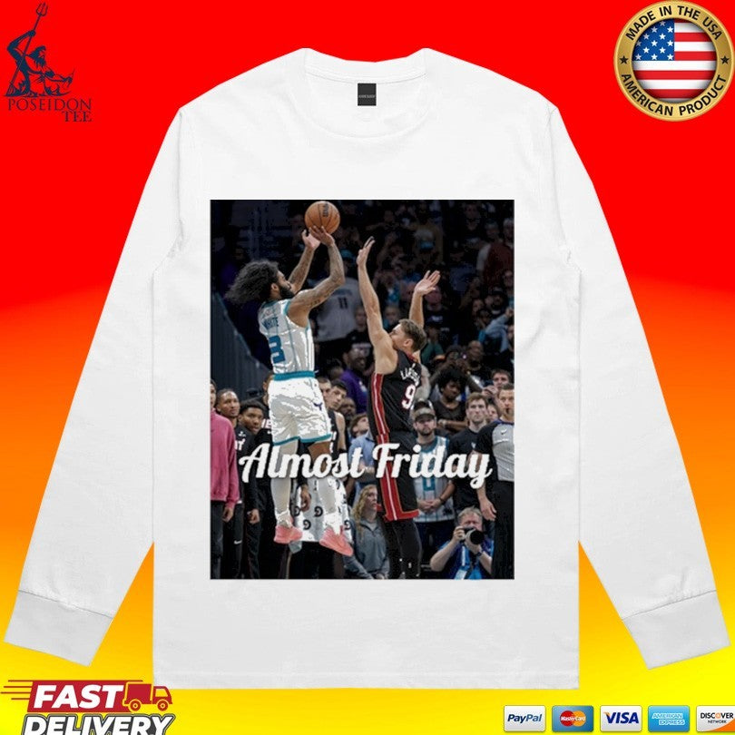 Charlotte Hornets Coby White Shot In The Final Seconds Almost Friday T-shirt
