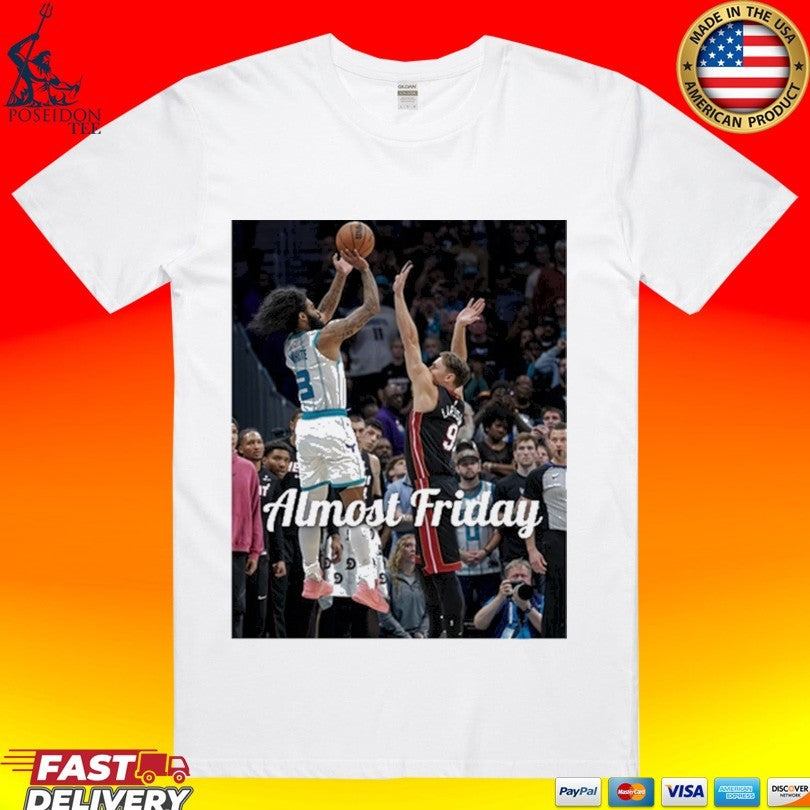 Charlotte Hornets Coby White Shot In The Final Seconds Almost Friday T-shirt