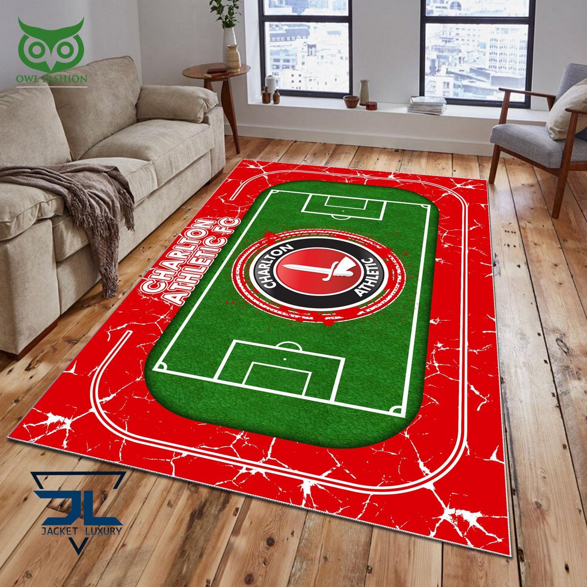 Charlton Athletic FC English Football League EFL Premium Carpet Rug