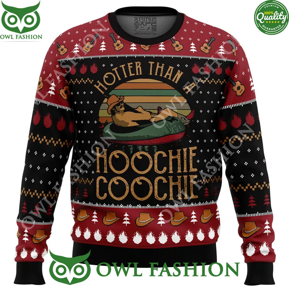 Chattahoochee Alan Jackson Ugly Christmas Sweater Jumper