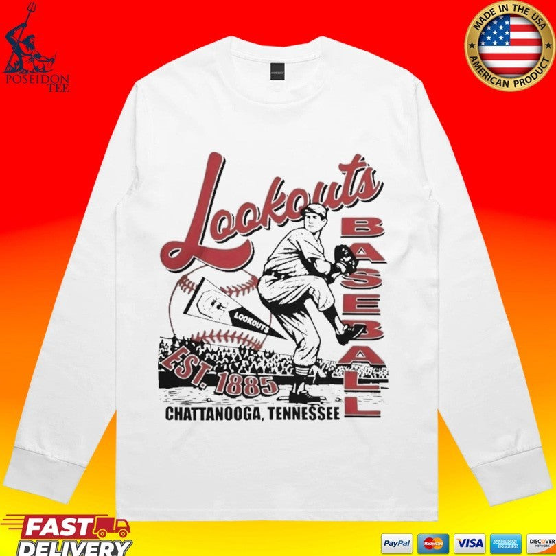 Chattanooga Tennessee Lookouts Baseball Est 1885 T-shirt
