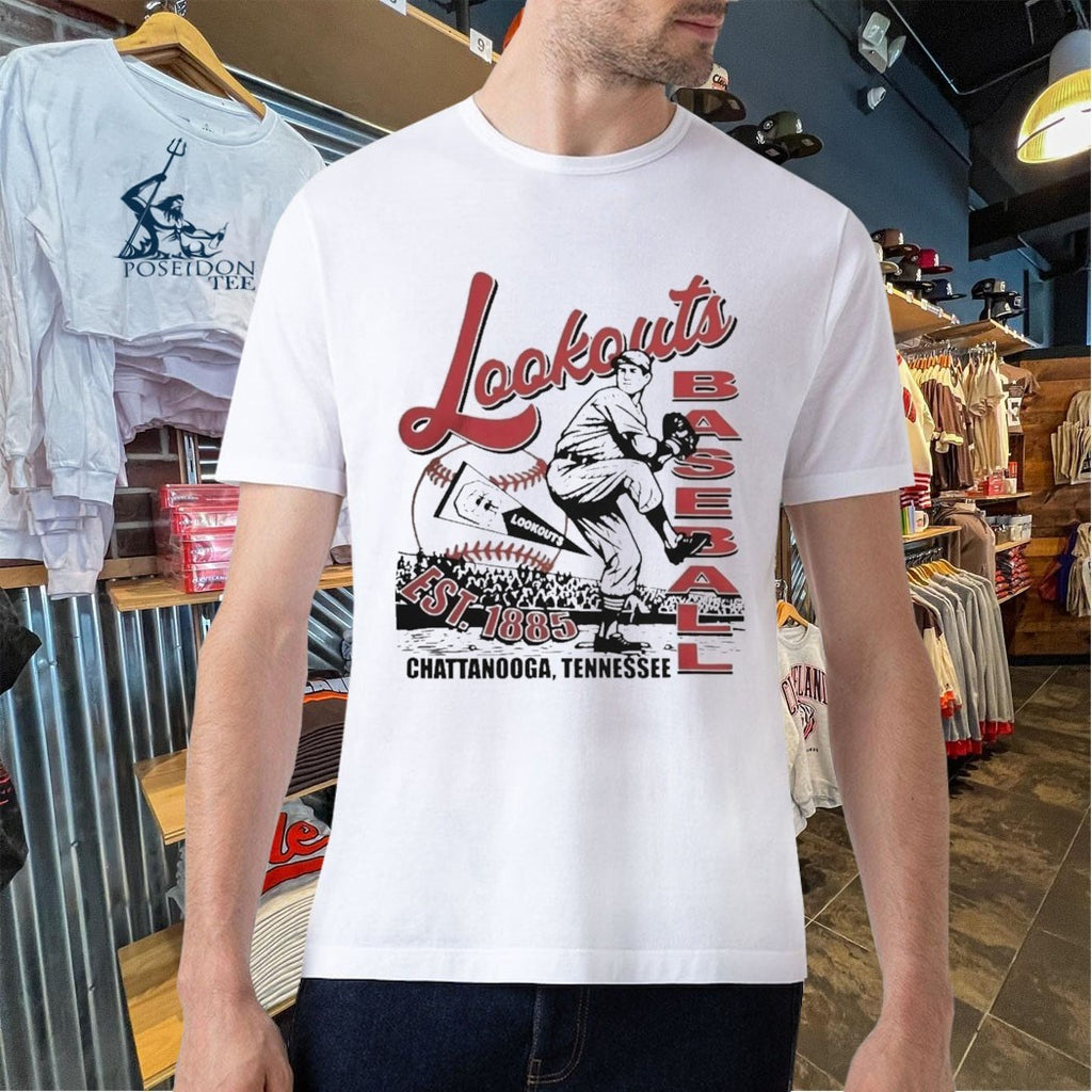 Chattanooga Tennessee Lookouts Baseball Est 1885 T-shirt
