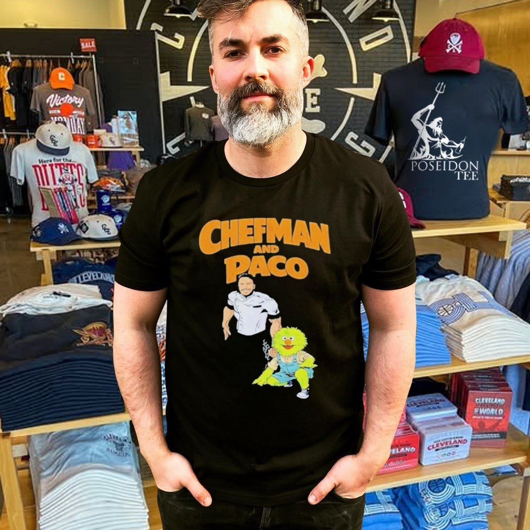 Chefman And Paco Cartoon Mascot Graphic T-shirt