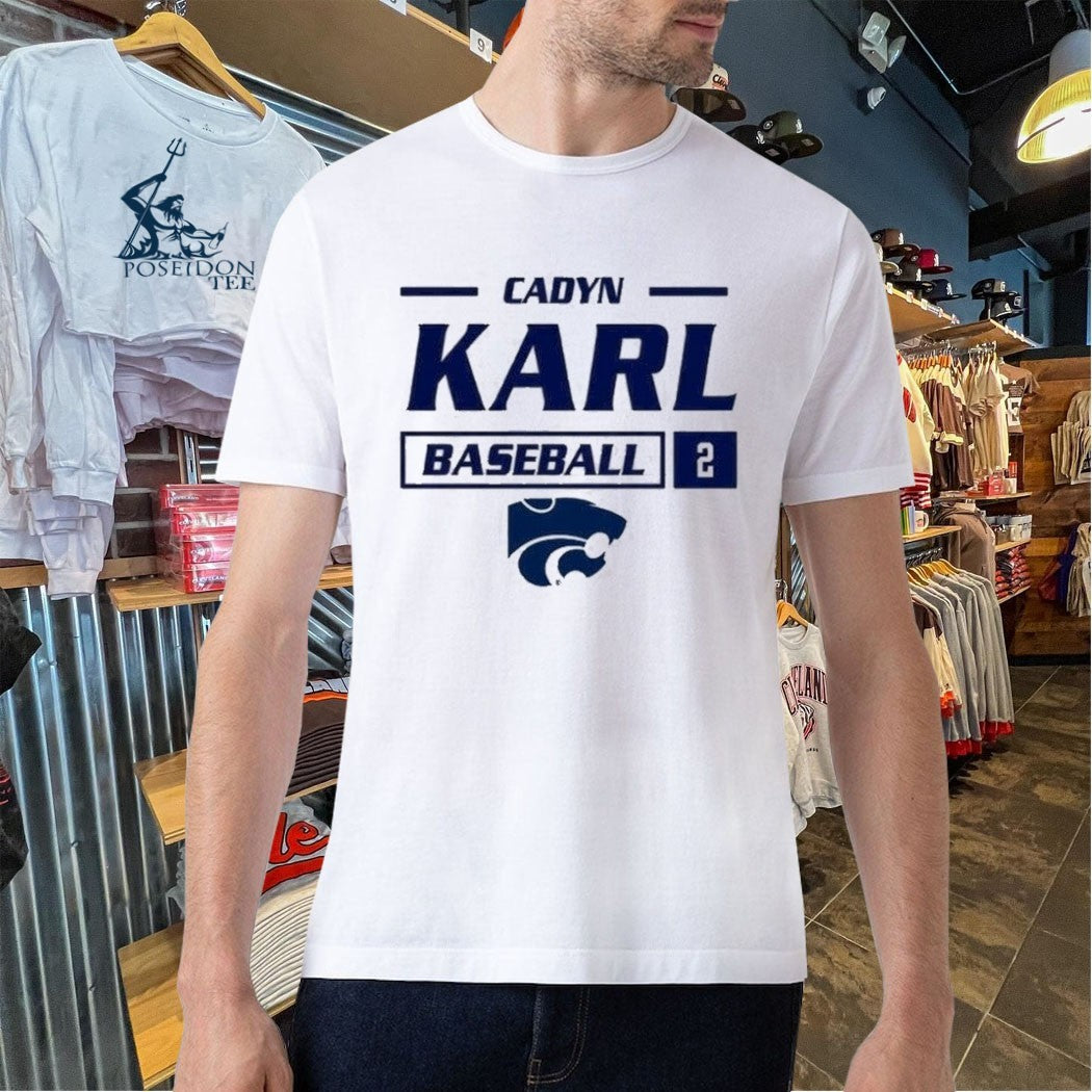Cherri Harms K State Cadyn Karl Baseball 2 T-shirt