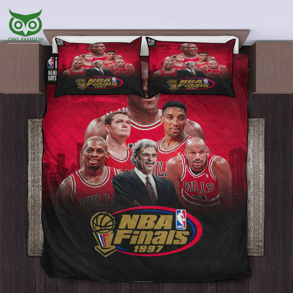 Chicago Bulls The 1997 NBA Finals Quilt Set