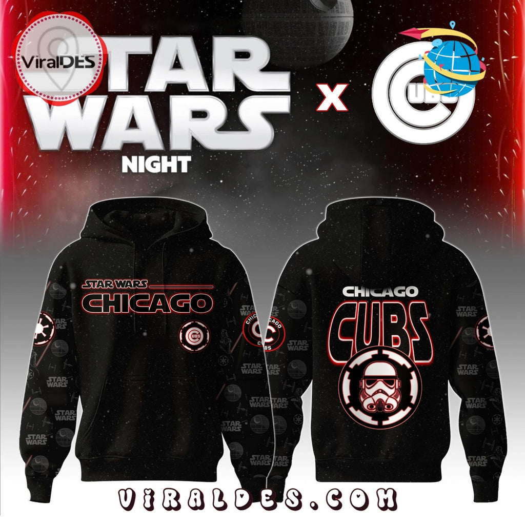 Chicago Cubs MLB x Star War Night Hoodie, Jogger, Cap
