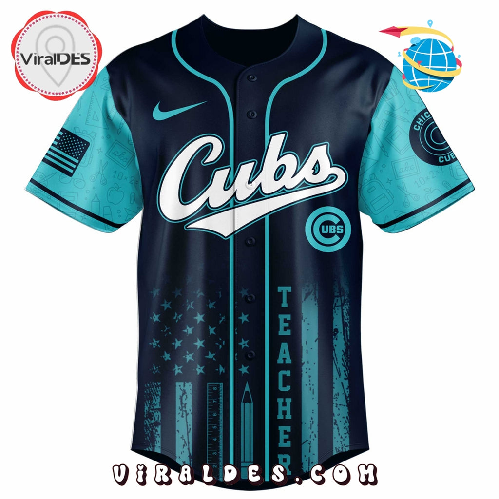 Chicago Cubs MLB x Teacher Appreciation Day Baseball Jersey