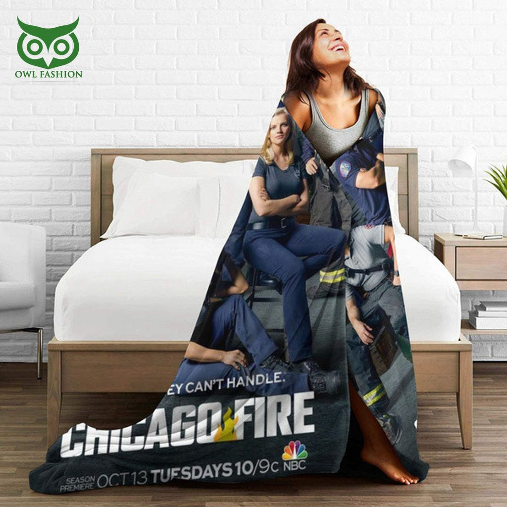 Chicago Fire Movie Season Premiere Fleece Blanket