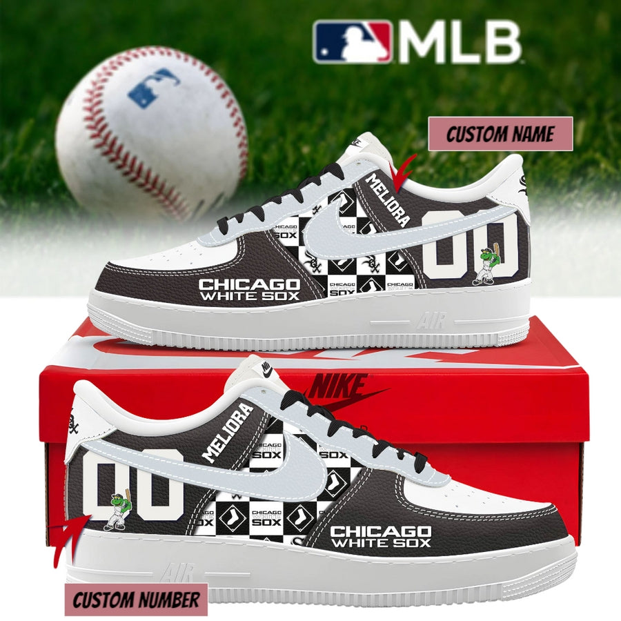 Chicago White Sox Personalized Air Force 1 Shoes