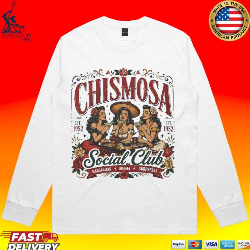 Chismosa Social Club Margaritas Drama Sorpresas T-shirt