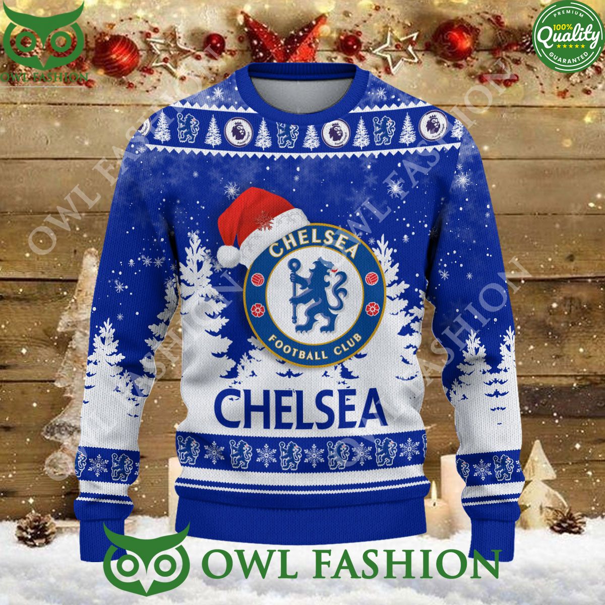 Christmas Football Chelsea F.C. EFL Ugly Premier League Sweater Jumper