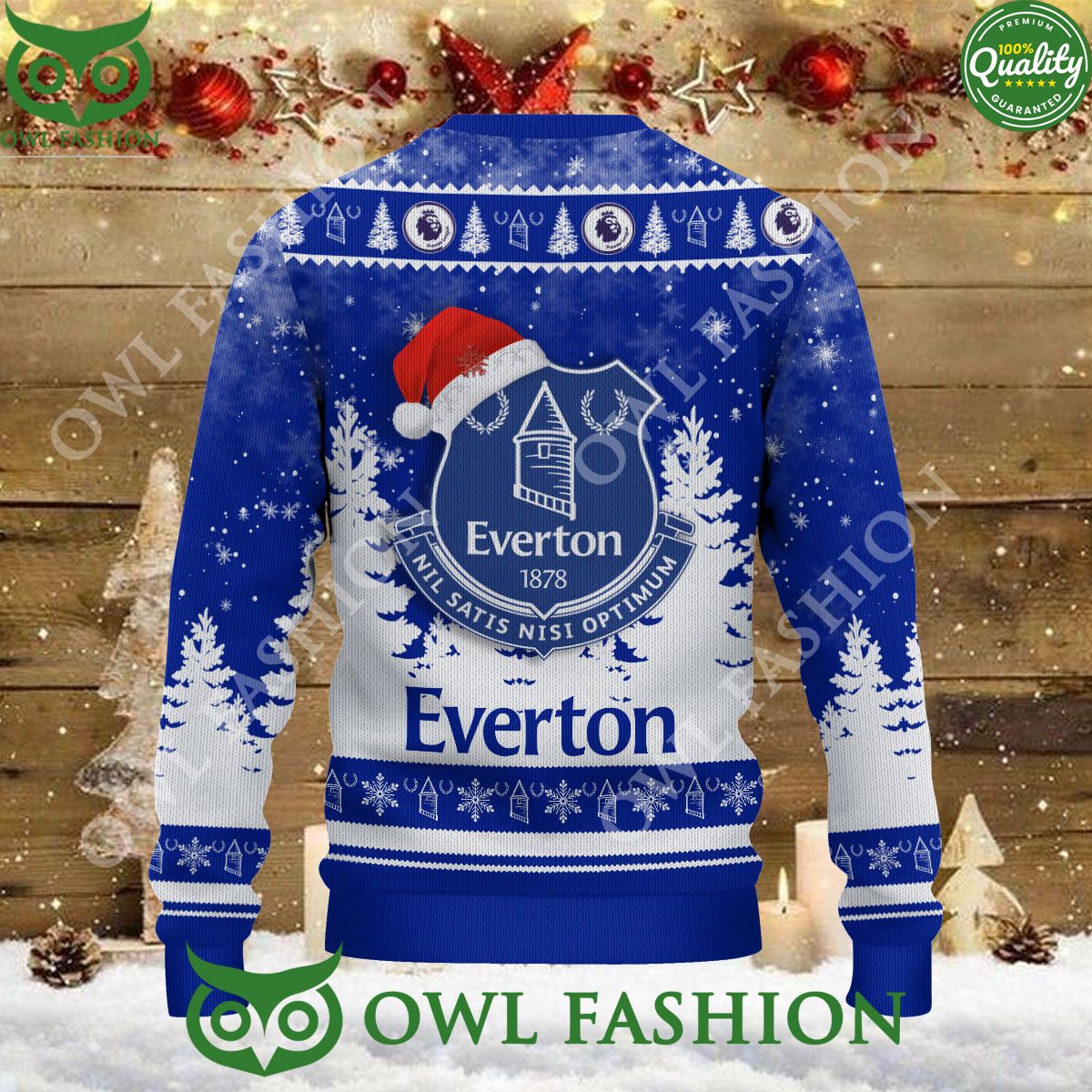 Christmas Football Everton F.C EFL Ugly Premier League Sweater Jumper