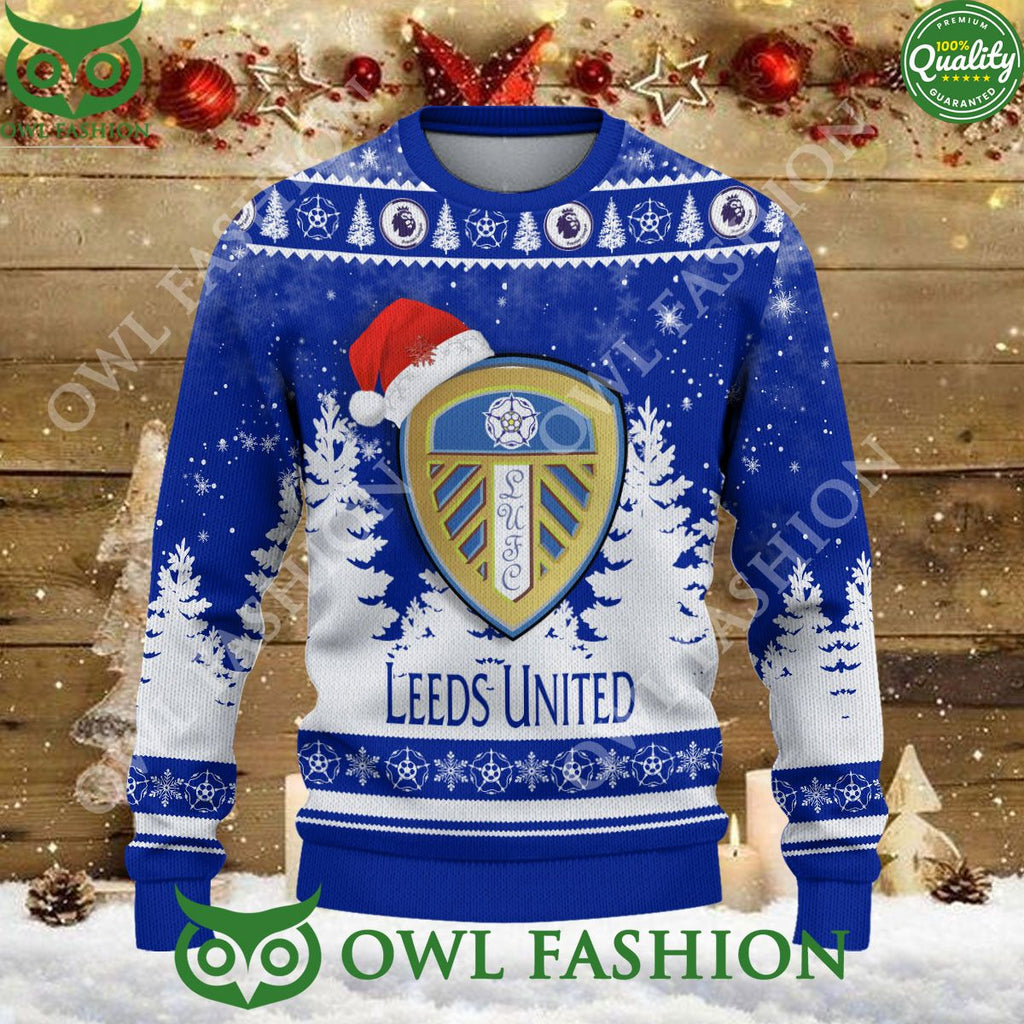 Christmas Football Leeds United F.C EFL Ugly Premier League Sweater Jumper