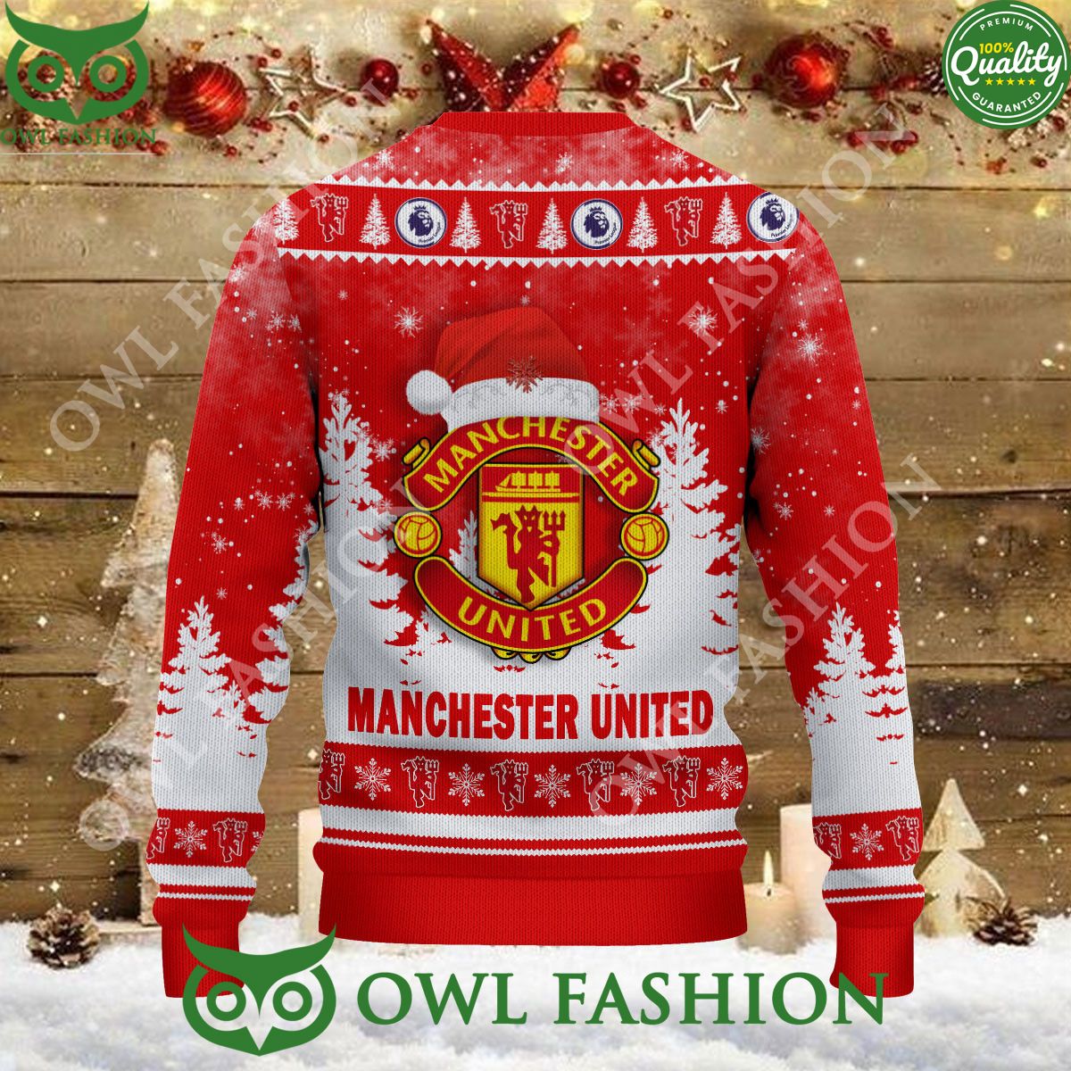Christmas Football Manchester United EFL Ugly Premier League Sweater Jumper