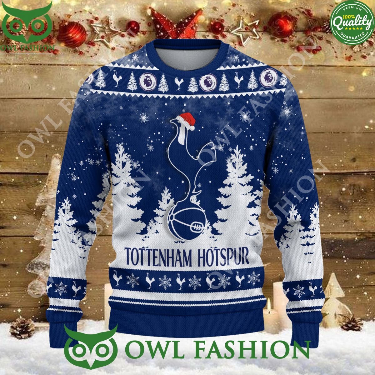 Christmas Football Tottenham Hotspur F.C EFL Ugly Premier League Sweater Jumper