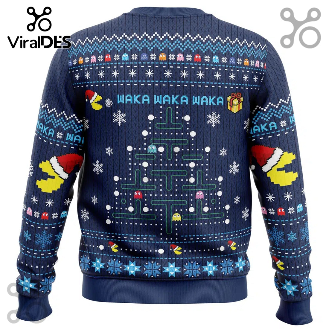 Christmas Tree Pac-Man Christmas Sweater