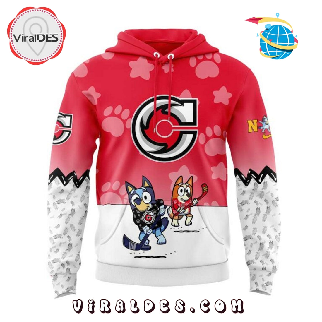 Cincinnati Cyclones Bluey and Bingo Hoodie, Pants