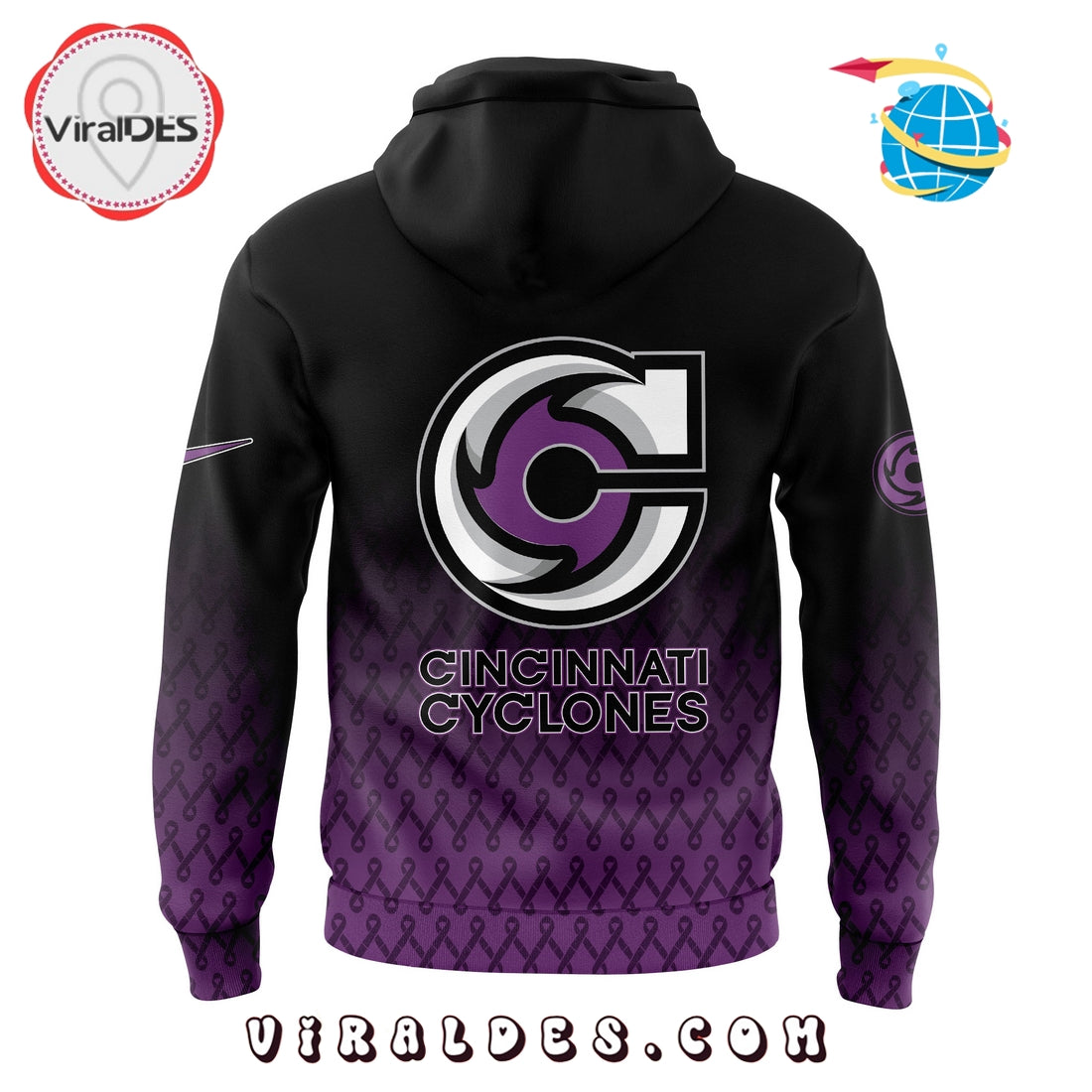 Cincinnati Cyclones Fight Cancer Hoodie, Pants
