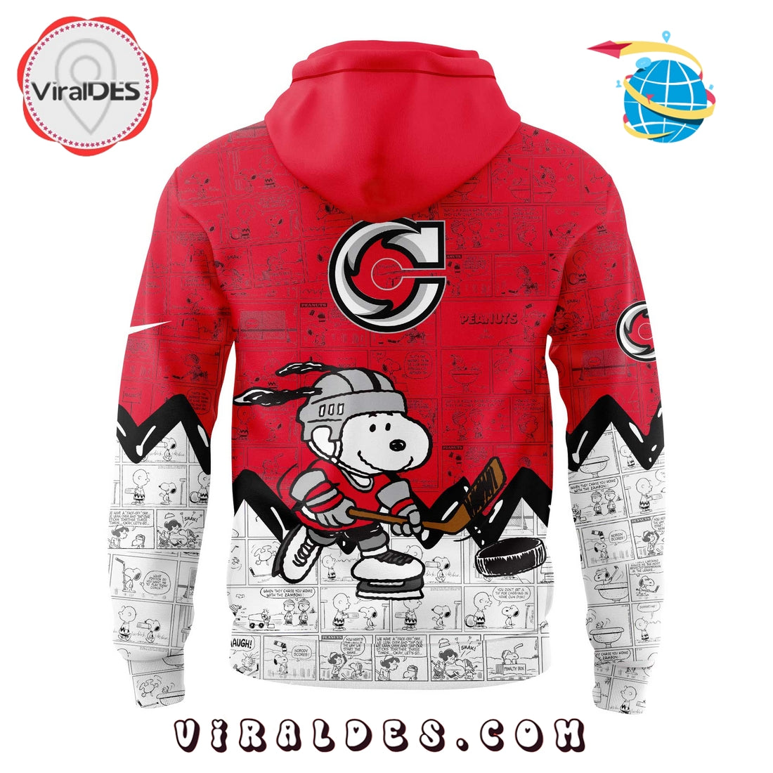 Cincinnati Cyclones Peanuts Night Anniversary Hoodie
