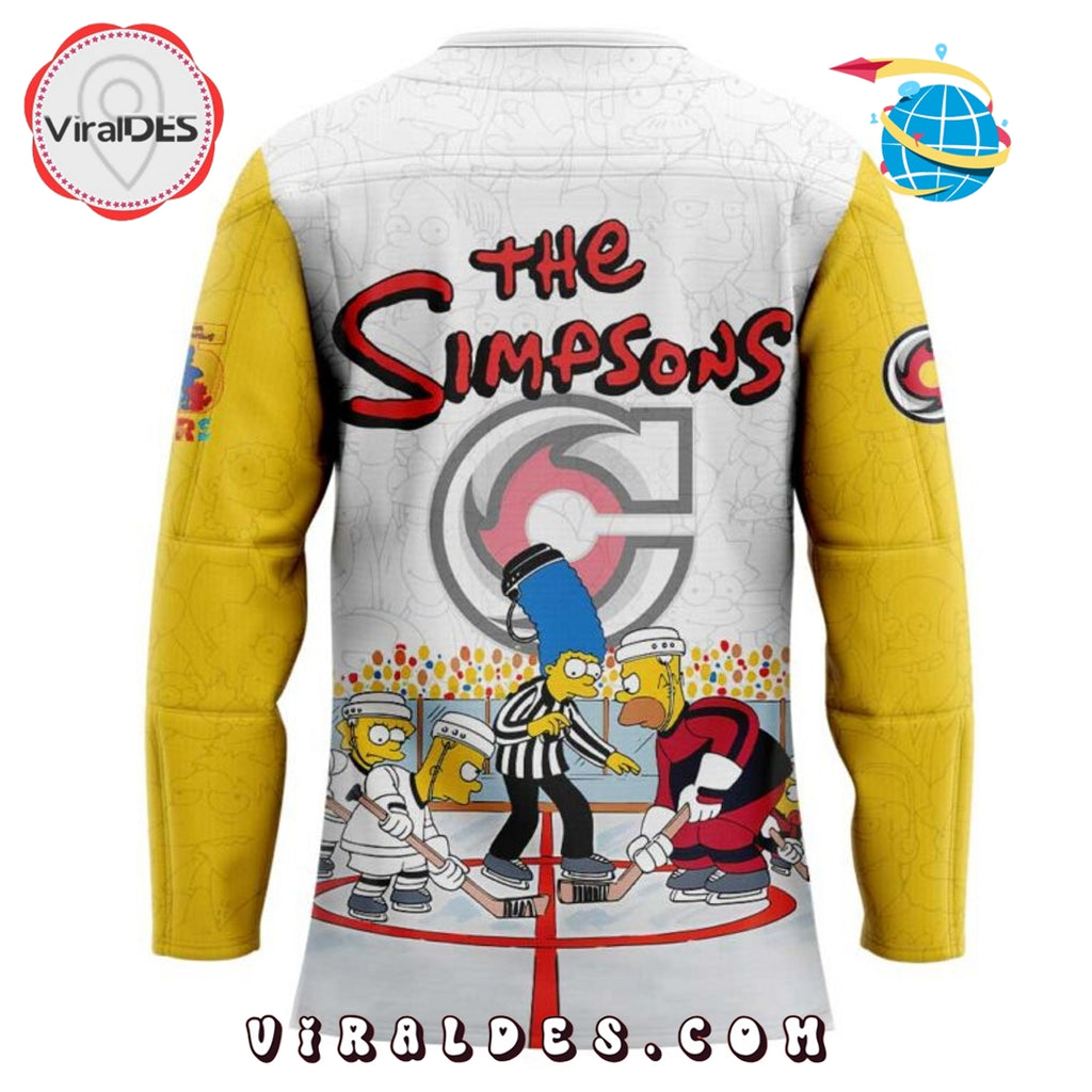 Cincinnati Cyclones x 35th The Simpsons Hockey Jersey