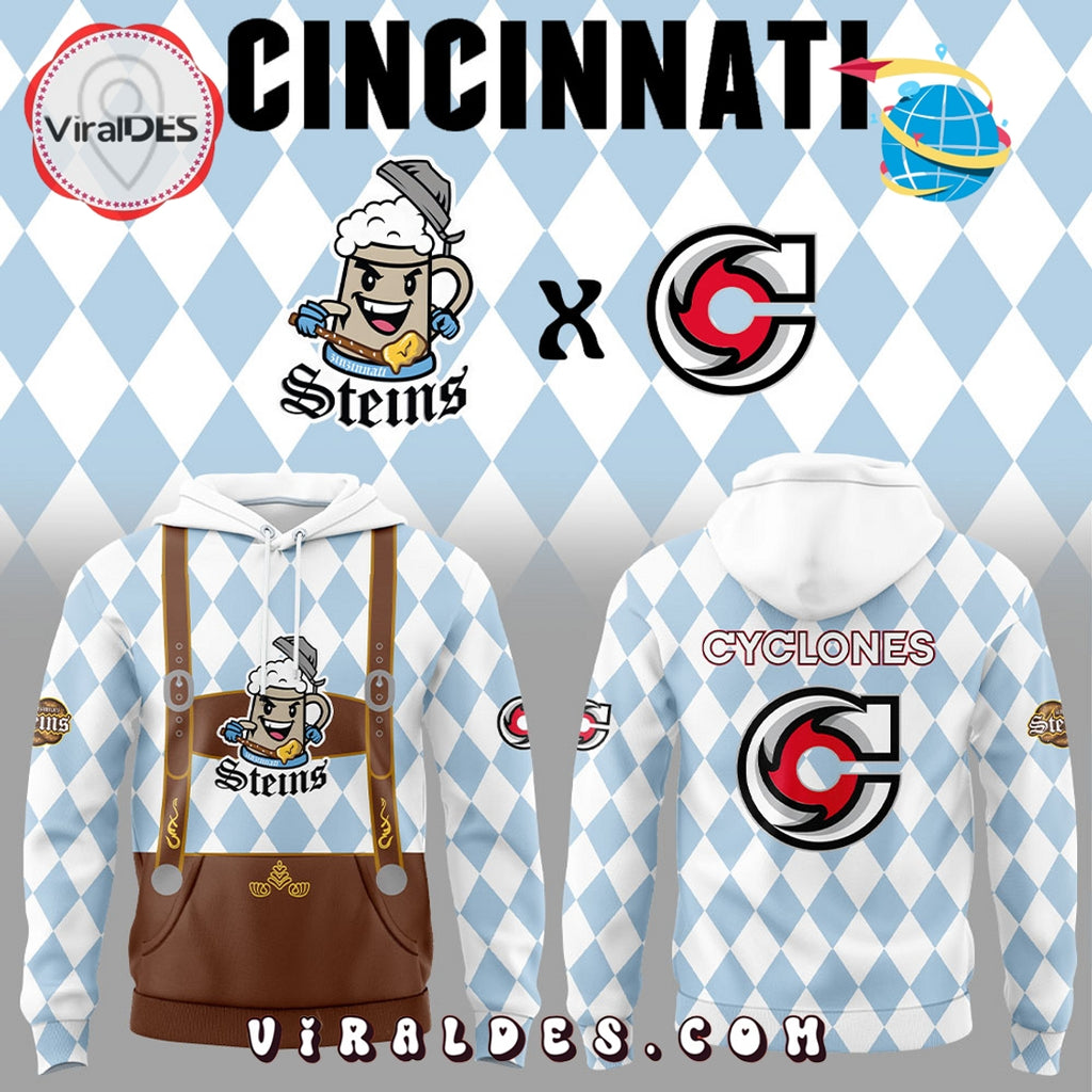 Cincinnati Cyclones Zinzinnati Steins Hoodie, Pants