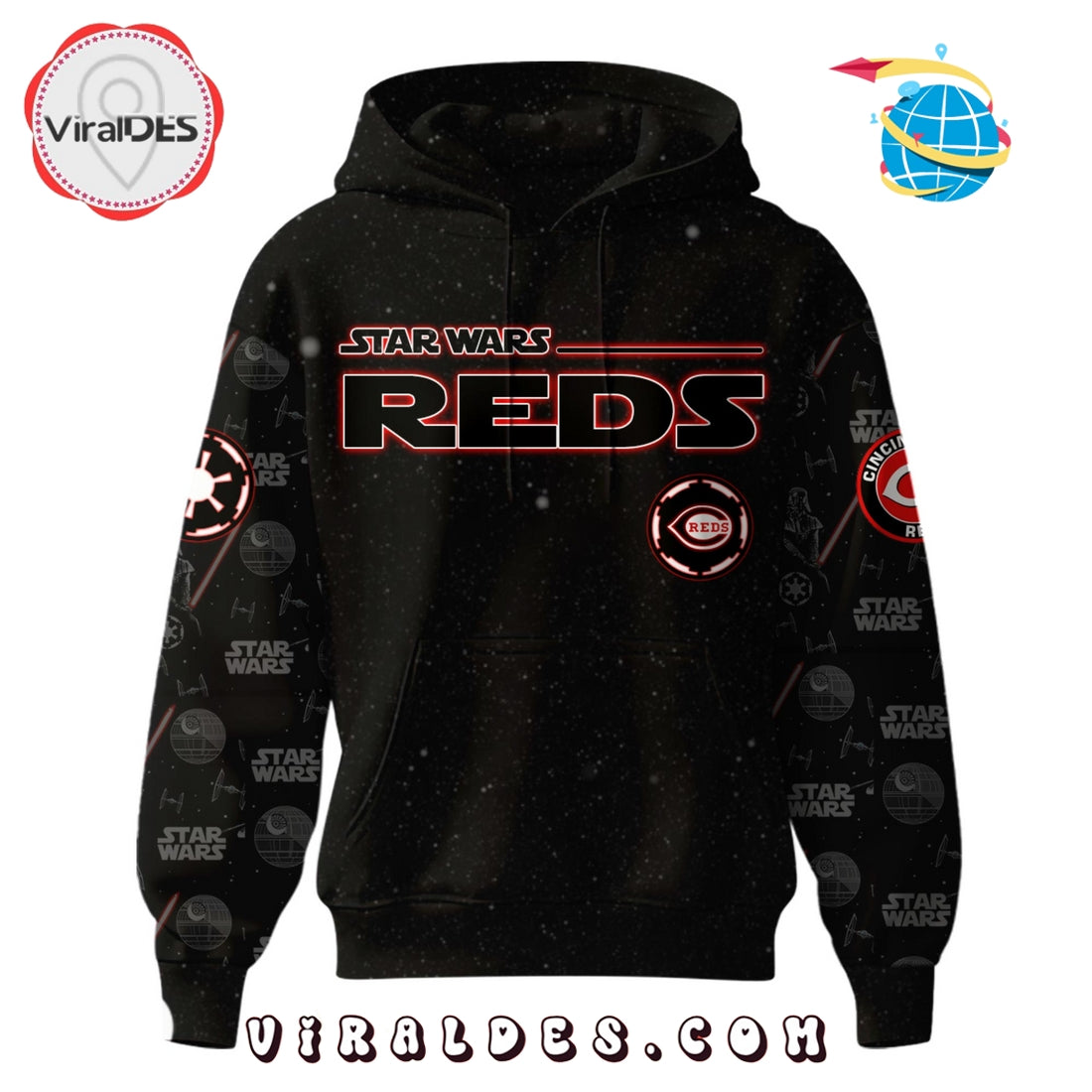 Cincinnati Reds MLB x Star War Night Hoodie, Jogger, Cap