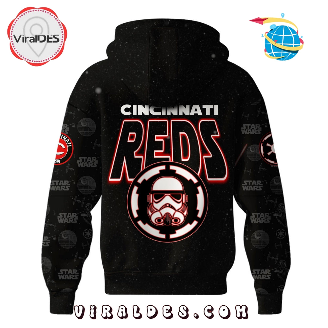 Cincinnati Reds MLB x Star War Night Hoodie, Jogger, Cap