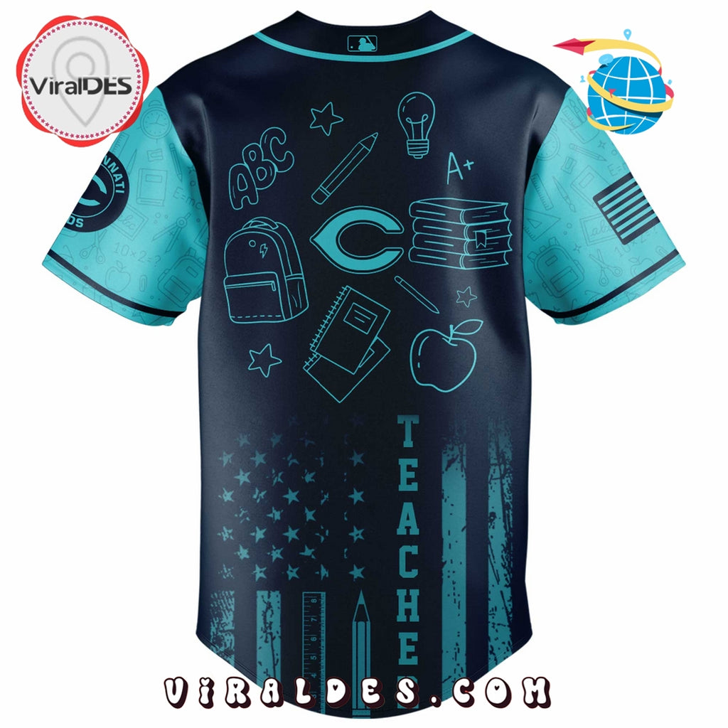 Cincinnati Reds MLB x Teacher Appreciation Day Baseball Jersey