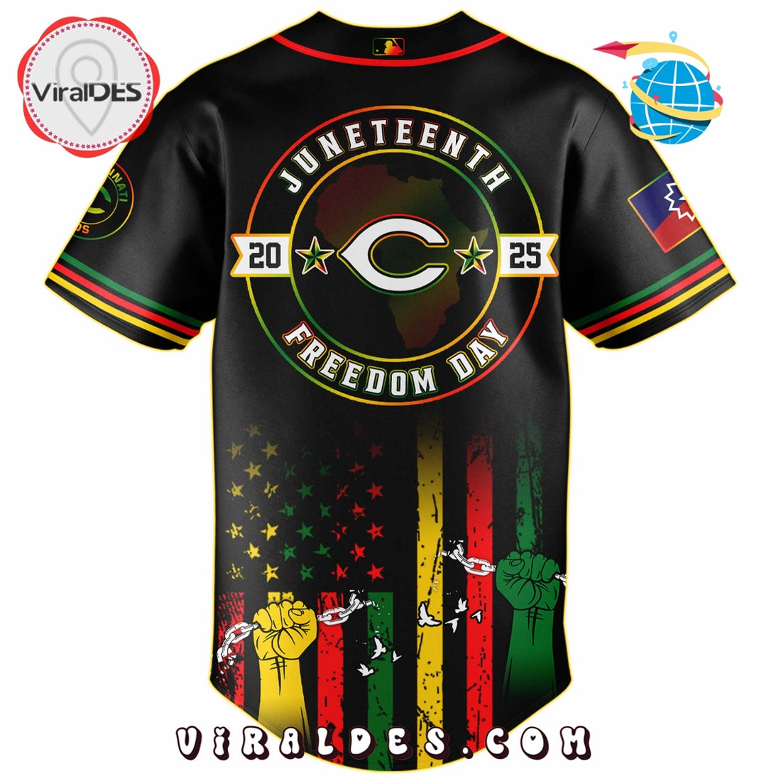 Cincinnati Reds x 2025 Juneteenth Day Jersey