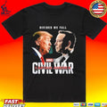Civil War Trump Vs Elon Divided We Fall Captain America T-shirt
