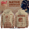 Cleveland Browns Native American Heritage Month Hoodie, Long Pants