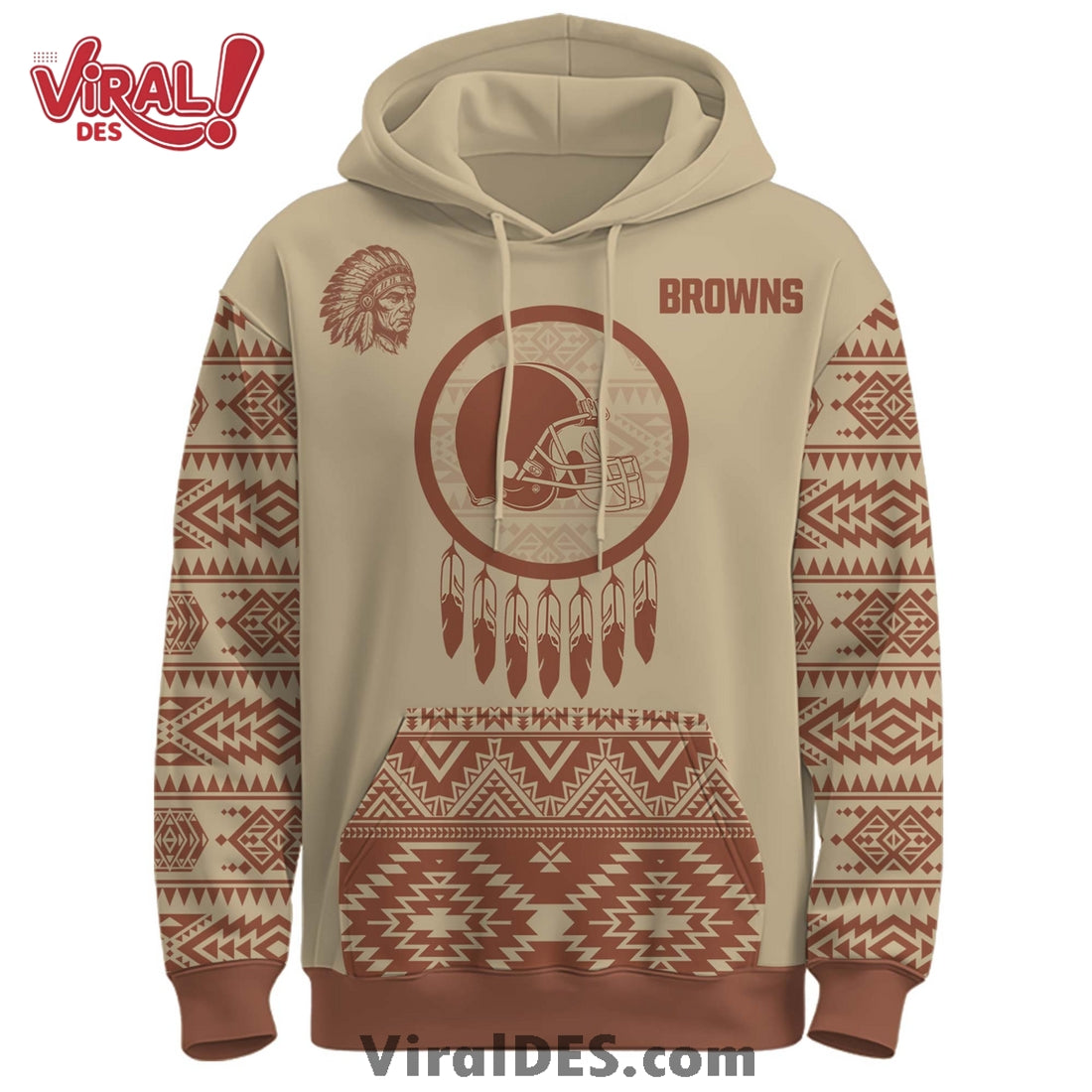 Cleveland Browns Native American Heritage Month Hoodie, Long Pants