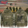 Cleveland Browns Veteran Day 2025 Hoodie Limited Edions