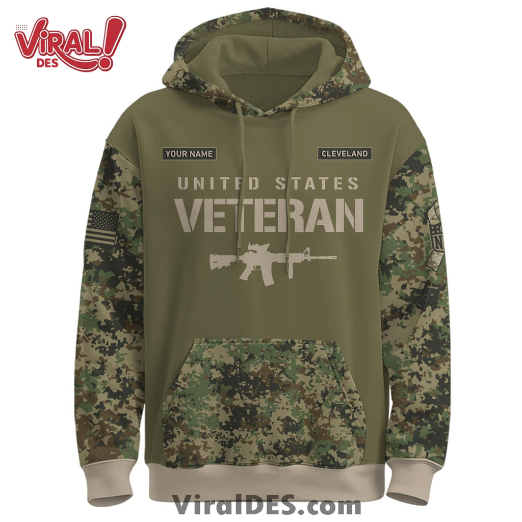 Cleveland Browns Veteran Day 2025 Hoodie Limited Edions