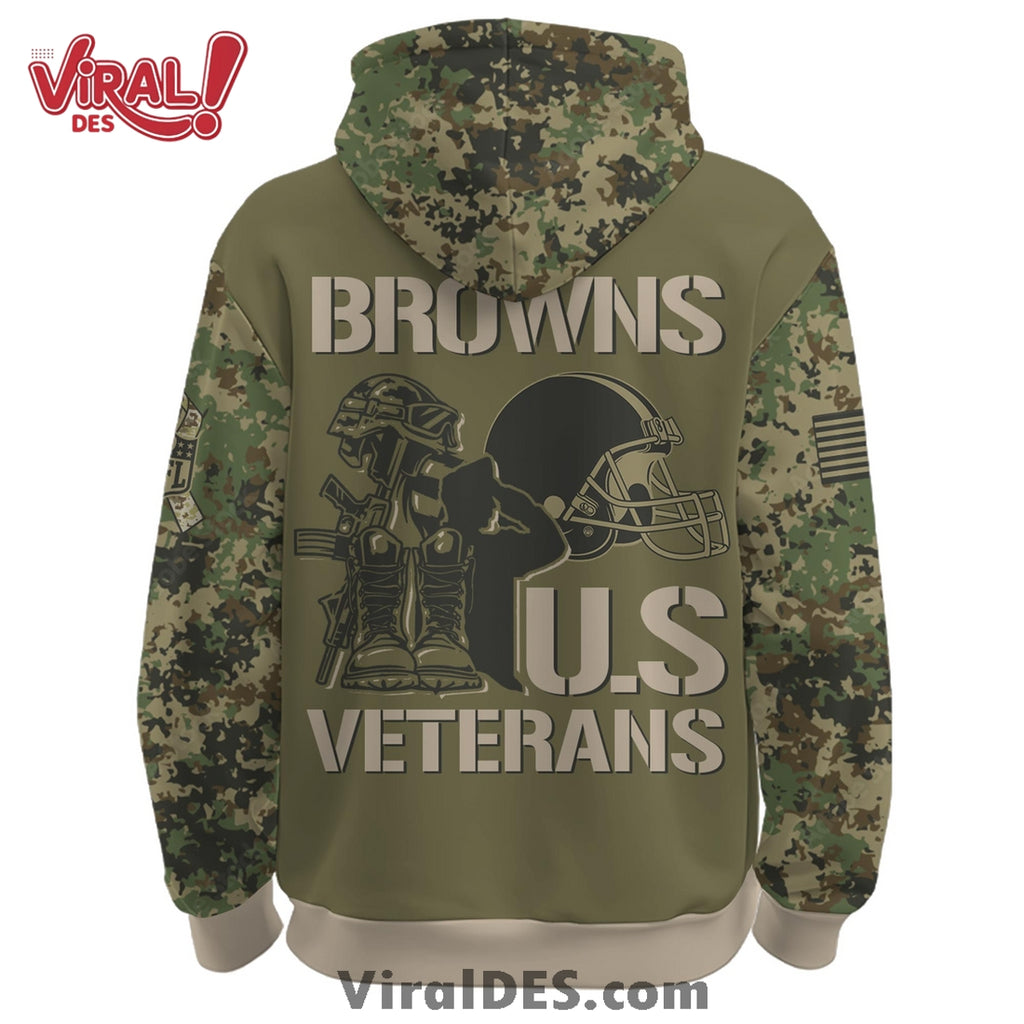 Cleveland Browns Veteran Day 2025 Hoodie Limited Edions