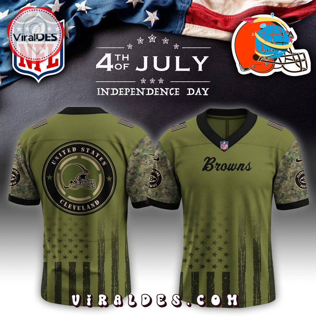 Cleveland Browns x Independence Day 2025 Baseball Jersey