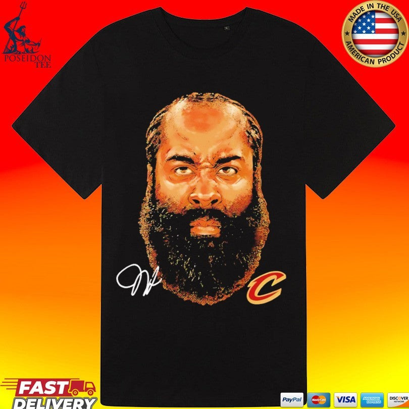 Cleveland Cavaliers James Harden Big Head Signature T-shirt