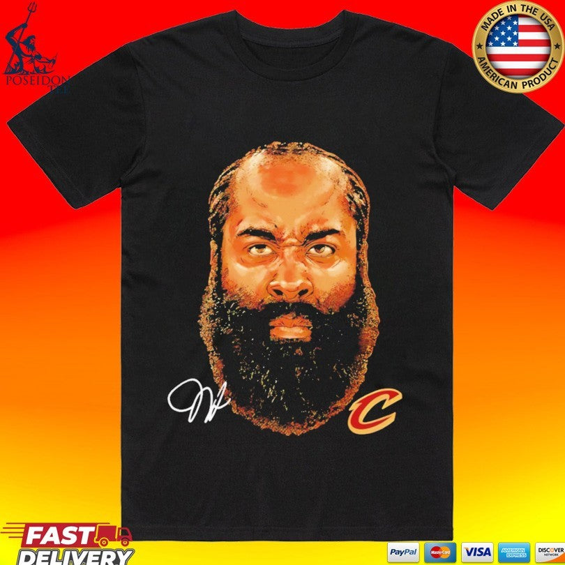 Cleveland Cavaliers James Harden Big Head Signature T-shirt