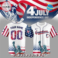 Cleveland Guardians Custom Independence Day Baseball Jersey
